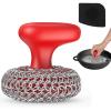 Cast Iron Scrubber Dish Scrub Brush 316 Chainmail Scrubber for Cast Iron view 1