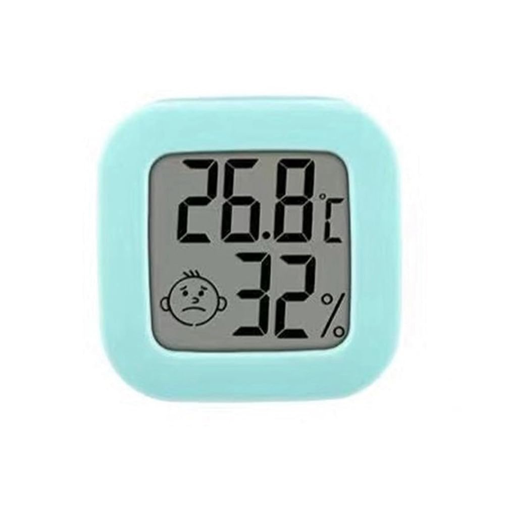 GREOHNMPAW Mini Face Electronic Thermometer Home Office LCD Thermometer Double Sided Tape