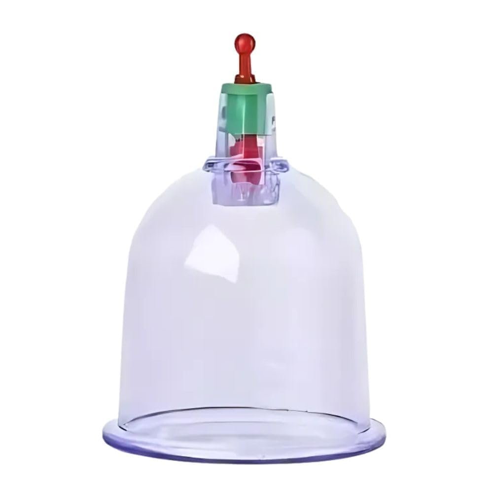100 Qty Cupping Cups Therapy Cupping Set Household Pull Out Vacuum Cupping, Medical Hijama Suction Acupuncture, Massage for Back/Neck Pain Muscle Relief (B3)