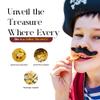 Chocolate Coin Milk Chocolate Gold Coins Sweets Christmas Party Bag Fillers, Pinata prizes, Easter Egg Hunts for Kids (50 Pcs) view 3