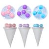 Lint Mesh Bag, Laundry Hair Filter Floating Fluff Catcher, Washing Machine Accessories 3Pcs Push Bubble Washer Balls (3pcs) view 1
