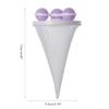 Lint Mesh Bag, Laundry Hair Filter Floating Fluff Catcher, Washing Machine Accessories 3Pcs Push Bubble Washer Balls (3pcs) view 2