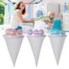 Lint Mesh Bag, Laundry Hair Filter Floating Fluff Catcher, Washing Machine Accessories 3Pcs Push Bubble Washer Balls (3pcs) view 4