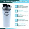 Giftme I Didn't Fart My Ass Blew You A Kiss - Funny Mugs for Men, 500ml Aluminium Shaker Bottle for Supplement Shakes (White) view 4