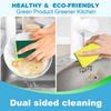 24 Pack Multi-Purpose Sponge Pads,Heavy Duty Scrub Sponges Effective Clean The Surface Stains,Can Be Used to Clean Kitchen,Pots,Bowls,Bathrooms,Tiles,Bathtubs,Walls a Good Helper for Home Cleaning view 3