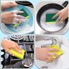 24 Pack Multi-Purpose Sponge Pads,Heavy Duty Scrub Sponges Effective Clean The Surface Stains,Can Be Used to Clean Kitchen,Pots,Bowls,Bathrooms,Tiles,Bathtubs,Walls a Good Helper for Home Cleaning view 4