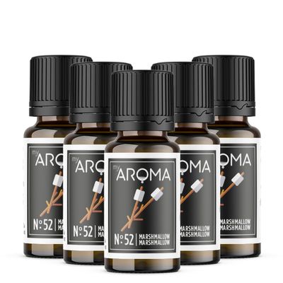 Purely Natural Aroma Drops by myAROMA (5 x 10 ml, Marshmallow)