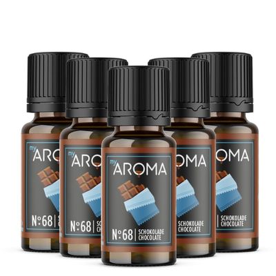 MyAROMA Pure Natural Aroma Drops (5 x 10 ml, Chocolate)