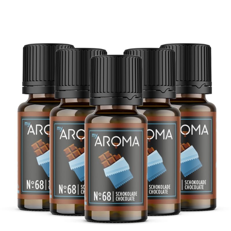 MyAROMA Pure Natural Aroma Drops (5 x 10 ml, Chocolate)