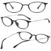 ABETOS Round Reading Glasses for Women Men Blue Light Blocking Glasses Oval Metal Retro Fashion Lightweight Computer Eyeglasses Readers Anti Eyestrain, Tortoiseshell+0.0 view 3