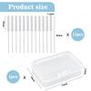 12 Pieces Hearing Aid Cleaning Brushes, Earpiece Earmold Vent Cleaner, Hearing Aid Cleaning Tools, Long Hearing Amplifier Cleaning Brush Hearing Aid Cleaner Wire for Sound Tubes view 2