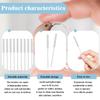 12 Pieces Hearing Aid Cleaning Brushes, Earpiece Earmold Vent Cleaner, Hearing Aid Cleaning Tools, Long Hearing Amplifier Cleaning Brush Hearing Aid Cleaner Wire for Sound Tubes view 3