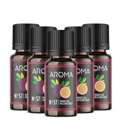 Purely natural aroma drops by myAROMA (5 x 10 ml, passion fruit)