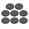 8 PCS Steel Wool Scrubber with Handle SetStainless Steel Steel Wool Scrubber,Dish Brush with Handle, Metal Dish Scrubber for Cleaning Dish,Pots, Pans, Sink (Replacement core Set) view 1
