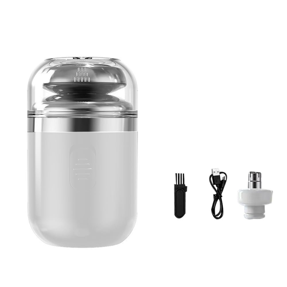 Eighosee 2 in 1 Portable Electric Shaver Nose Hair Trimmer Rechargeable Electric Shaver A