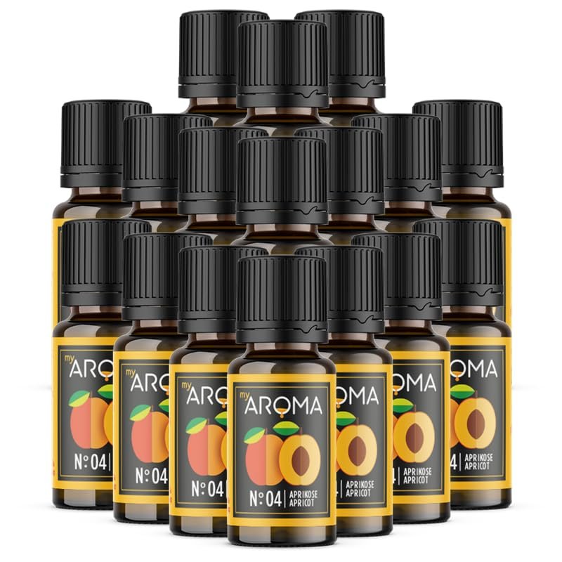 Purely Natural Aroma Drops by myAROMA (17 x 10 ml, Apricot)