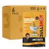 Bullshot Chicken Bone Broth Rich & Nutritious, Collagen-Rich Stock for Soup, Stews, Gravy & Sauces, Supports Joint & Skin Health, Ready-to-Drink, 350 ml (Pack of 6) view 1