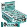 YuBi Mint Choc - 12 Pack - Protein Bars - 99 Calories, High Protein, High Fibre, Low Sugar, Gluten Free and Dairy Free - Healthy Snacks/Nutrition Bar - Chocolate Bars - 420g