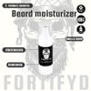 Fortifyd Men's Beard Care Set, 125ml Shampoo, 30ml Oil, 30ml Face Moisturiser, Black view 4