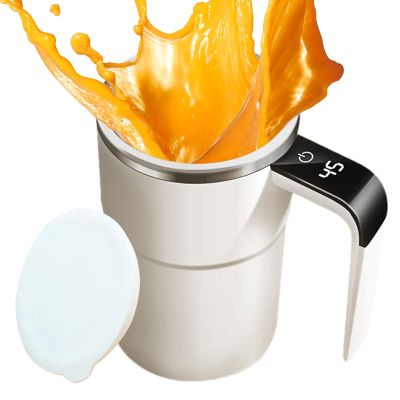 Electric Mixing Cup - Automatic Cup Stirring Cup With Rechargeable LCD Display | Cup Pourer For Milk, Protein Shakes, Smoothies And Mixed Drinks, Technolo