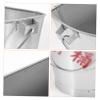 CHILDWEET Stainless Steel Fire Bucket for Emergency Use Metal Container Lid for Gas Station Safety and Outdoor Fire-fighting Equipment view 3