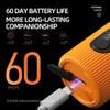 Electric Shaver Portable USB Charging Smart Digital Display Men's Shaver Easy Travel Shaver Men's Gift Orange view 4