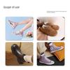 18 Pieces Metatarsal Felt Footbed, Metatarsal Pads, Men's and Women's Ball of Foot Pads, Forefoot and Plantar Support, Men's and Women's Plantar Soft Pads (White, 6.86.20.5cm) view 4
