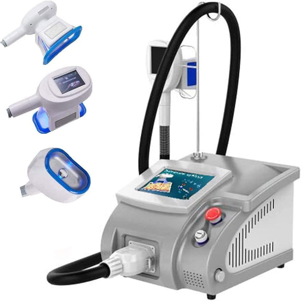Cold with 3 handles for body slimness, fat removal and body shape - body frozen fat freezing.