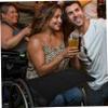 NULYLU Universal Folding Wheelchair Dining Table Easy Installation Accessory with Cup Holder, Portable Plastic Fold-up Tray for Indoor and Outdoor Dining for Adult Wheelchairs view 4