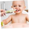 BELLIFFY Baby Toothbrush Infant Toothbrush 4pcs Silicone Soft Bristles Suction Base Standable Design Toddler Training Oral Care for 6 to 12 Months view 4