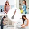 Steel Brush for Cleaning - Wooden Long-Handle Dish Brush Stainless Steel Pot Scrubber | Rust-Proof Long-Lasting Efficient Kitchen Cleaning for Dish & Sink view 4