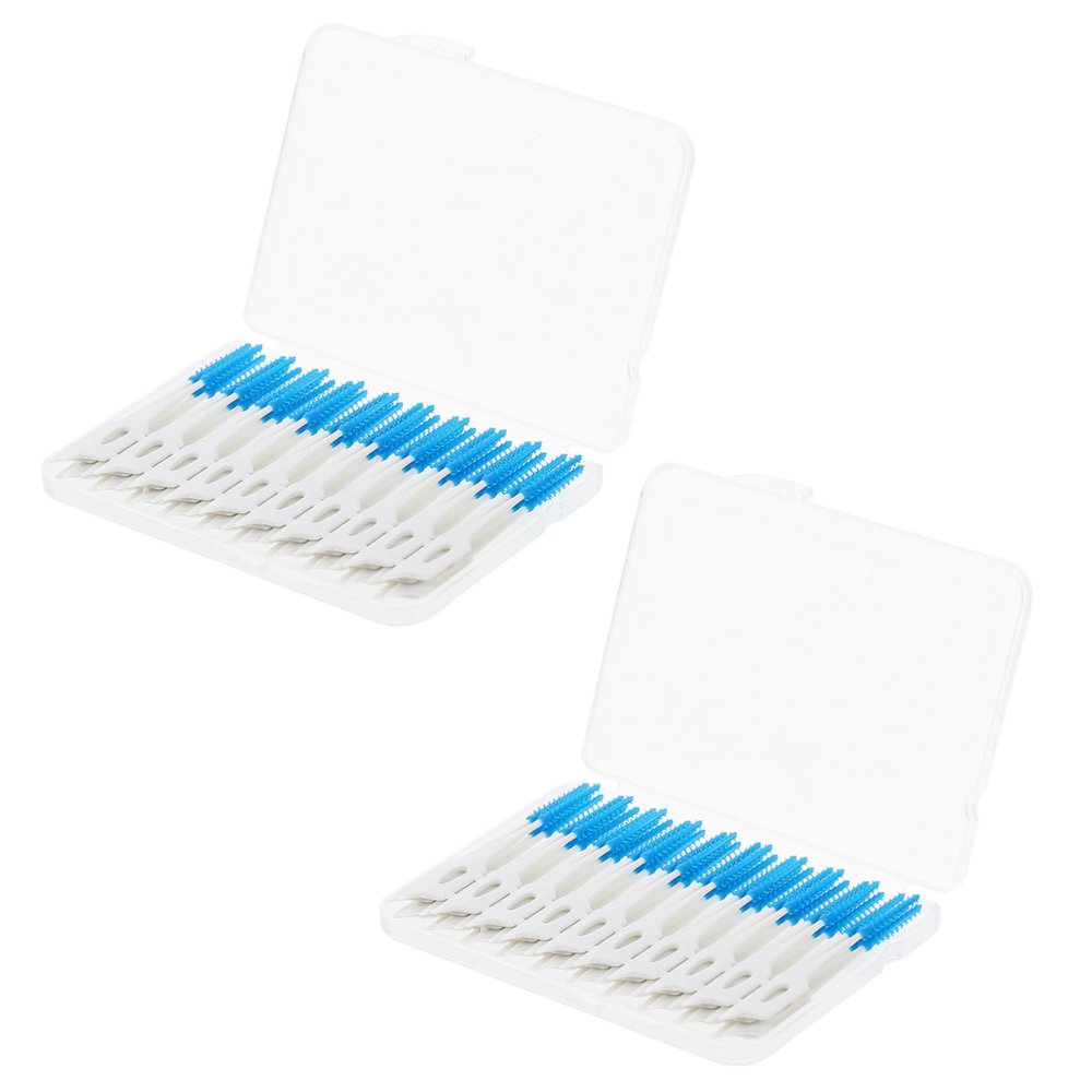 Anneome 80pcs Interdental Brushes Tooth Cleaning Tools for Gaps Oral Care Supplies