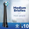 10 Pack Smart Cleaning Replacement Heads Compatible with Oral B iO 2 3 4 5 6 7 8 9 10 Series Electric Toothbrush, Brush Heads Compatible with Oral B iO Electric Handles, Black view 3