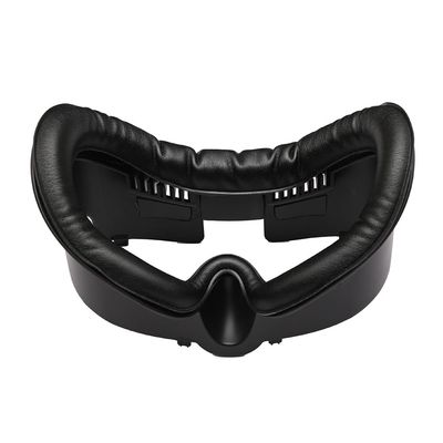 3-In-1 Interface & Face Cover Pad Breathable Face Cover Sweatproof Mask Face Cushion PU Leather Ice Silk Fabric Replacement Foam Pad for 3 Glasses Accessories