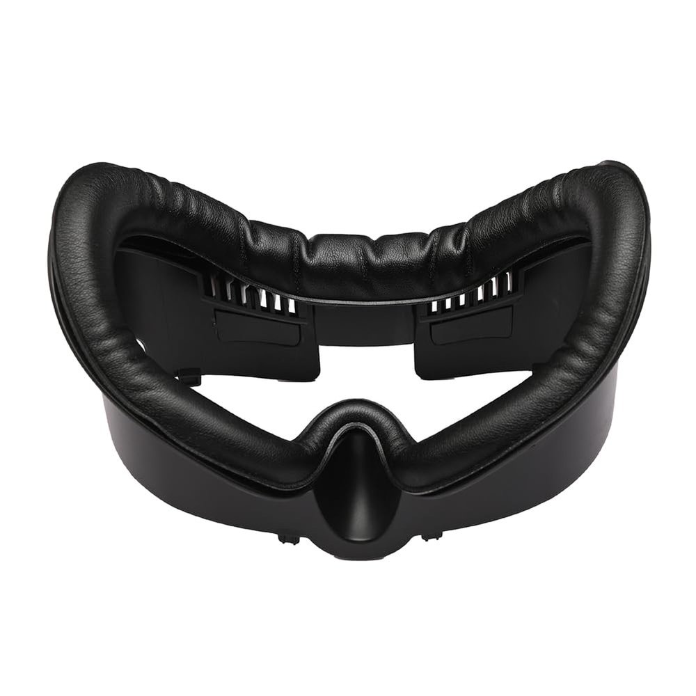 3-In-1 Interface & Face Cover Pad Breathable Face Cover Sweatproof Mask Face Cushion PU Leather Ice Silk Fabric Replacement Foam Pad for 3 Glasses Accessories