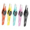 5Pcs Stainless Steel Eyebrow Tweezers Kit, Easy to Hold Face Hair Remover for Daily Use, Precision Eyebrow Clips for Men and Women Random Color view 1