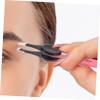5Pcs Stainless Steel Eyebrow Tweezers Kit, Easy to Hold Face Hair Remover for Daily Use, Precision Eyebrow Clips for Men and Women Random Color view 3