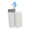 Anneome Portable Travel Denture Toothbrush Set with Soft Bristles and Storage Box, Pp Material Double Toothbrush Holder for Outdoor Activities and Business Trips, Eliminates Oral Odour view 1