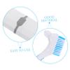 Anneome Portable Travel Denture Toothbrush Set with Soft Bristles and Storage Box, Pp Material Double Toothbrush Holder for Outdoor Activities and Business Trips, Eliminates Oral Odour view 3