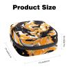 Abstract Marble Texture Pattern Sanitary Napkin Storage Bag, First Period Kit Bag for Women Girls, Menstrual Cup Pouch Feminine Menstruation Tampon Holder view 2