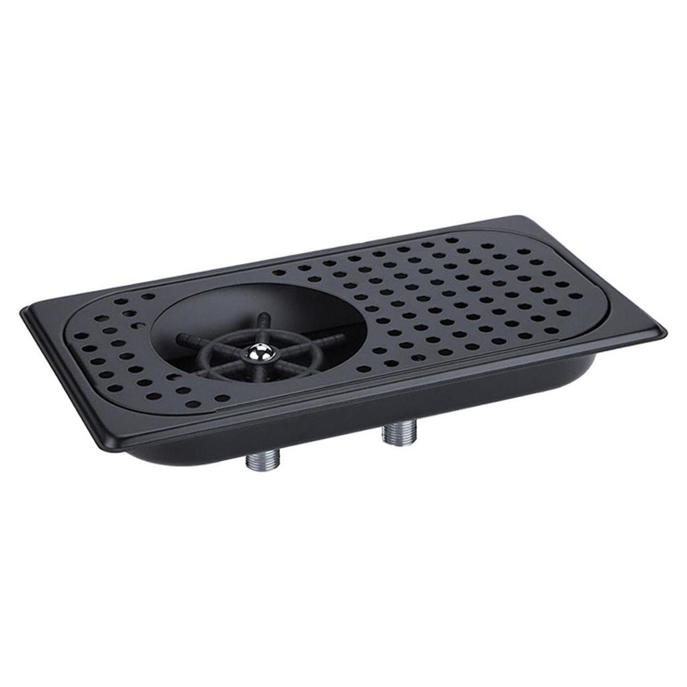 Stainless Steel Glass Rinser Cafe Glass Rinser for Kitchen Sinks Black