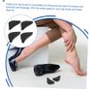 Homoyoyo 2 Pairs Sponge Shoe Filler Inserts for Women and Men, Comfortable Soft Breathable Toe Pads to Fill Empty Space in Big Shoes, Suitable for Loafers and Boots, Very Grippy view 3