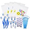 Happy Teeth Gift Bags x 10 ~ Kids Toothbrush, Timer, Disclosing Tablets & Mirror (Blue, Bulk) view 1