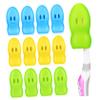 IWOWHERO Silicone Toothbrush Head Covers 12 Pack Travel Home Use Brush Cap for Camping Daily view 1
