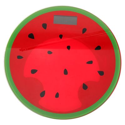 BAZEITFLOW Mini Portable Digital Weight Scale Watermelon Design Accurate Bathroom Scale for Weight Tracking