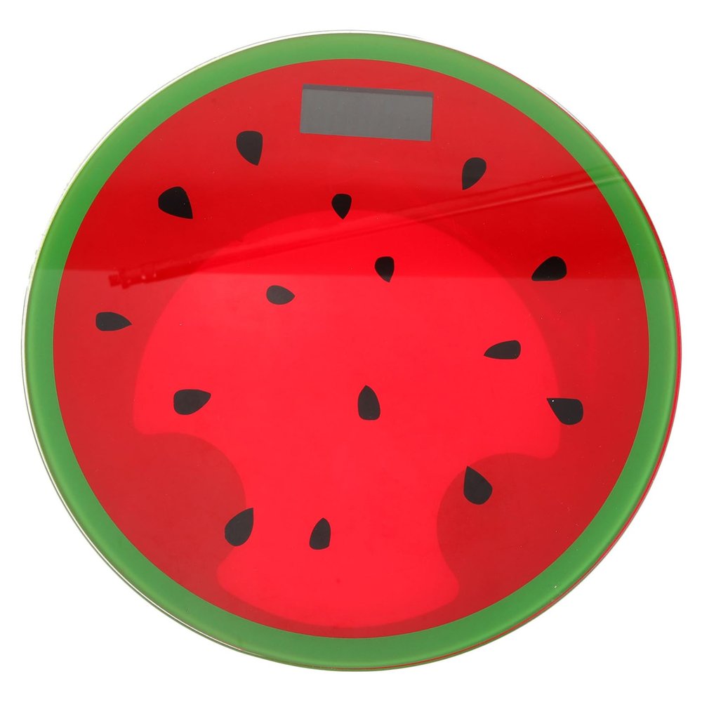 BAZEITFLOW Mini Portable Digital Weight Scale Watermelon Design Accurate Bathroom Scale for Weight Tracking