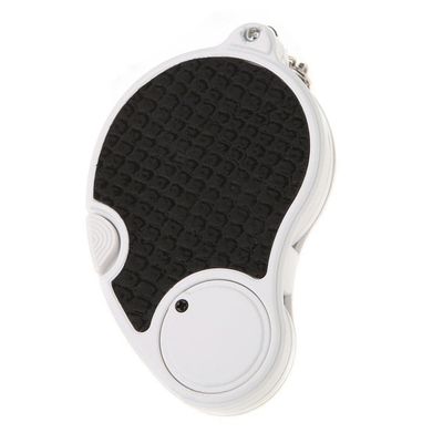 KOMBIUDA Slip Magnifying Mirror LED Light Compact Folding Design for Reading Glass Keychain Practical Magnifier Pendant for Go Use