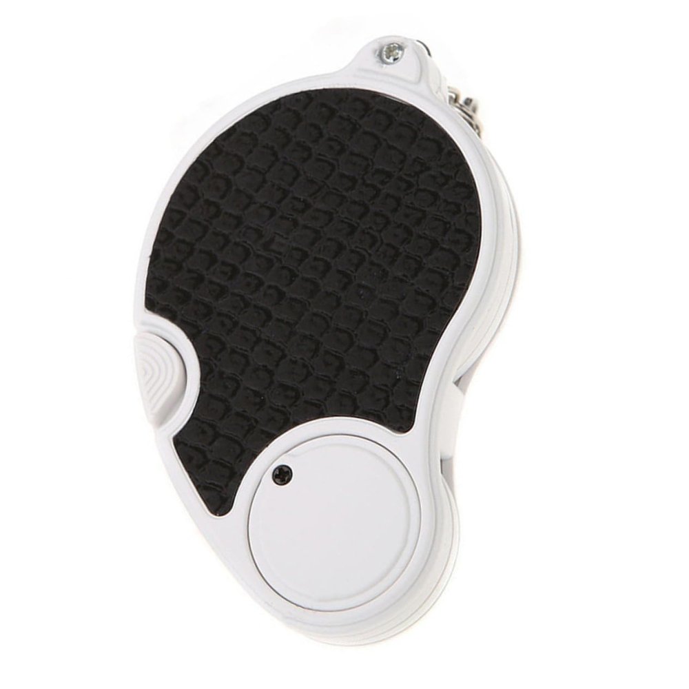 KOMBIUDA Slip Magnifying Mirror LED Light Compact Folding Design for Reading Glass Keychain Practical Magnifier Pendant for Go Use