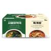 Korean Frozen Dried Multi-Pack Soup (Seaweed Soup 10g 6ea) + (Korean spicy soup 10g 6ea) Easy cooking Individual packaging , , view 1