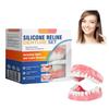 FreshCart Basics Silicone Reline Denture Set, Cosmetic Teeth, White, Soft Silicone, Natural Design, Easy Home Fit view 1